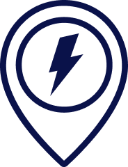 This image displays an Electrify America logo inside of a lightbulb.